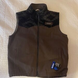 Cinch Brown and Black Vest